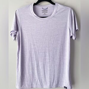 Patagonia Womens Capilene Cool Daily Shirt M Purple Pastel Lightweight Gorpcore